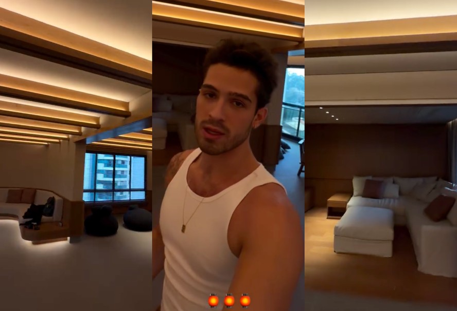João Guilherme faz tour pelo seu novo apartamento em São Paulo: 'Tô de mudança'; confira!