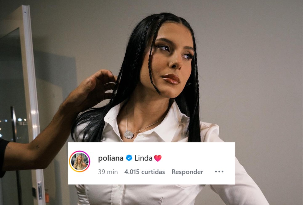 Ana Castela ganha elogio de Poliana Rocha, mãe de Zé Felipe, em novos cliques — Foto: Reprodução/ Instagram