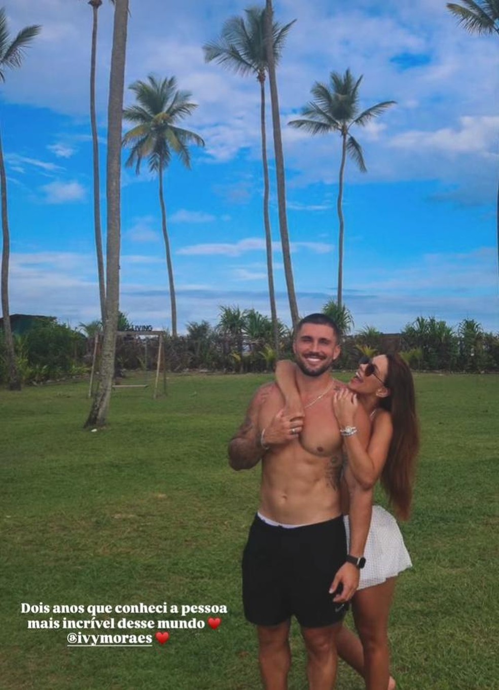 Ivy Moraes e Arthur Picoli — Foto: Reprodução/Instagram