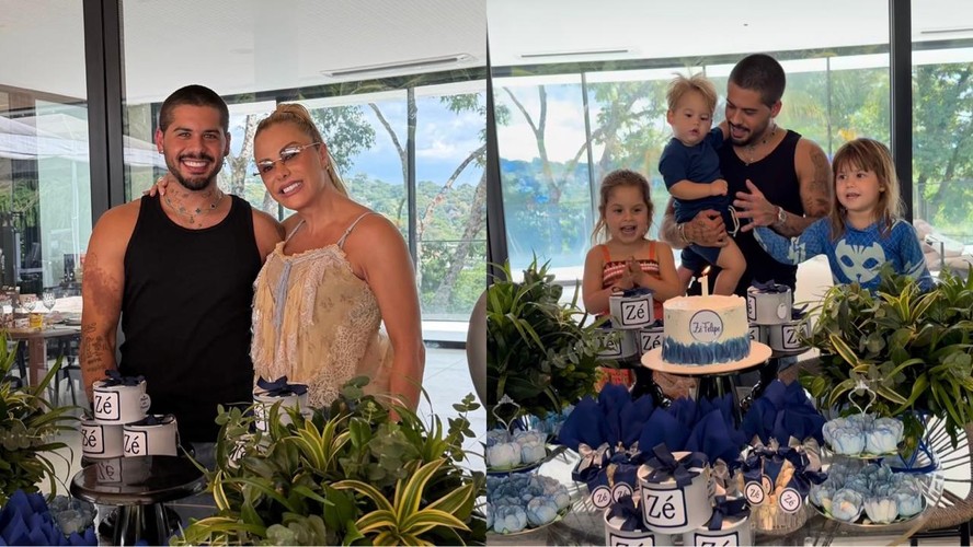 Zé Felipe comemora aniversário em família