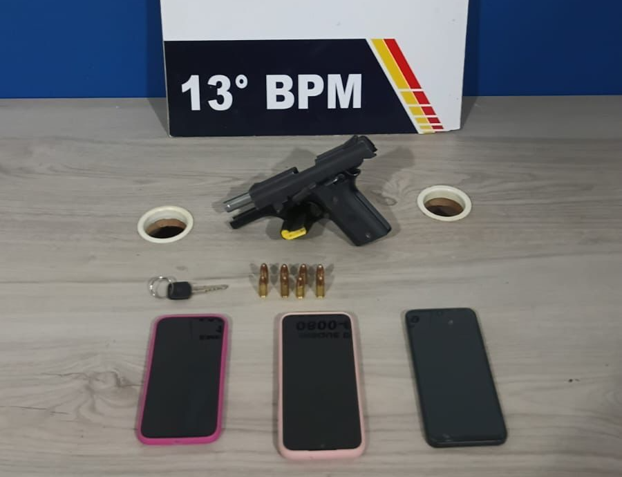 Polícia Militar prende dupla e impede execução de faccionado rival