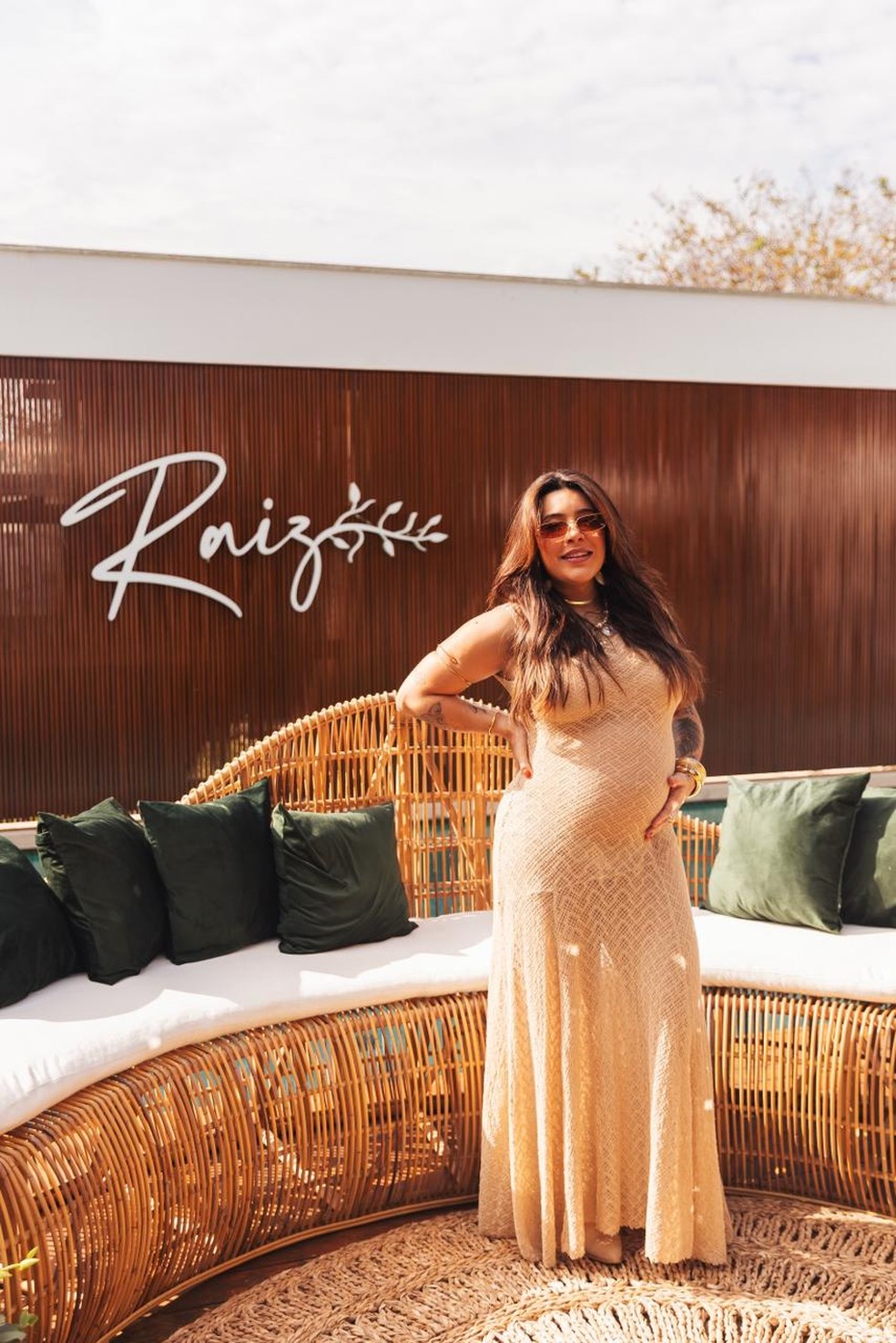 Grávida, Lauana Prado comemora aniversário de 37 anos com festão em casa — Foto: Reprodução/Instagram