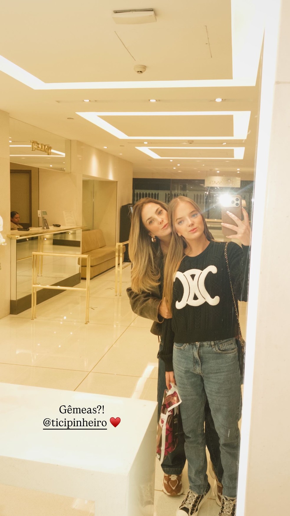 Ticiane Pinheiro e Rafaella Justus — Foto: Reprodução/Instagram