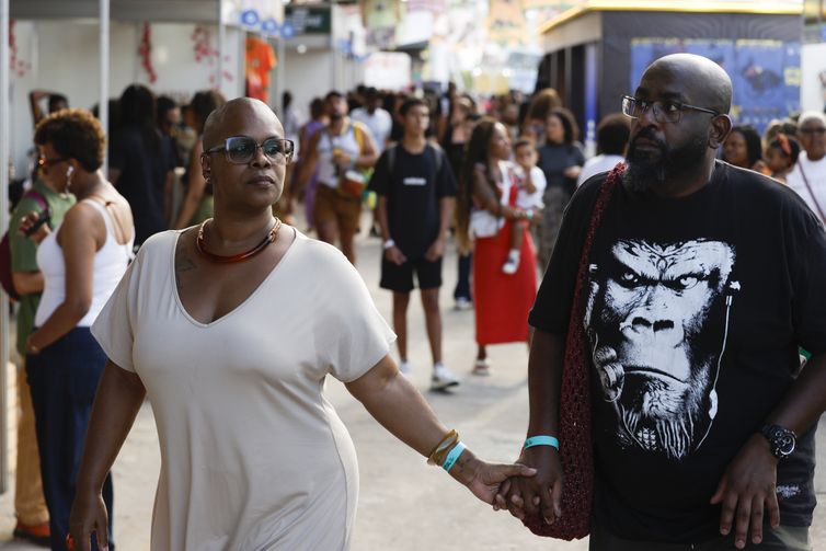 Rio de Janeiro (RJ), 31/05/2026 – Feira Preta Festival, encontro de cultura e empreendedorismo negro, no Píer Mauá. Foto: Fernando Frazão/Agência Brasil