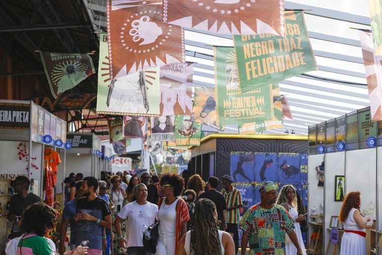 Rio de Janeiro (RJ), 31/05/2026 – Feira Preta Festival, encontro de cultura e empreendedorismo negro, no Píer Mauá. Foto: Fernando Frazão/Agência Brasil