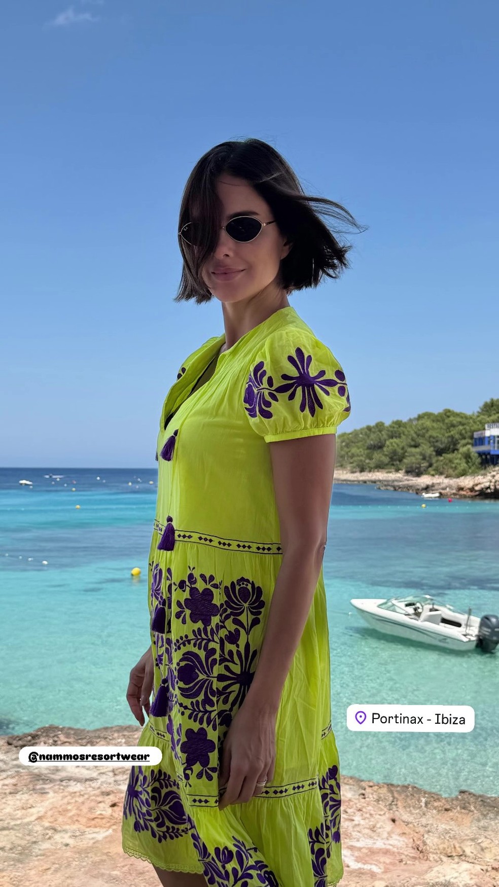 Vera Viel e Rodrigo Faro curtem Ibiza, na Espanha — Foto: Reprodução/Instagram