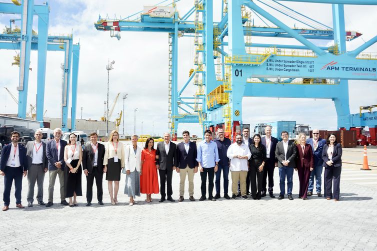 Cabo de Santo Agostinho (PE), 12/06/2026 - Vice Presidente da República Geraldo Alckmin durante cerimônia de entrega oficial do 1º Terminal 100% Elétrico da América Latina da APM Terminals. Foto: Cadu Gomes/VPR. Foto: Cadu Gomes/VPR