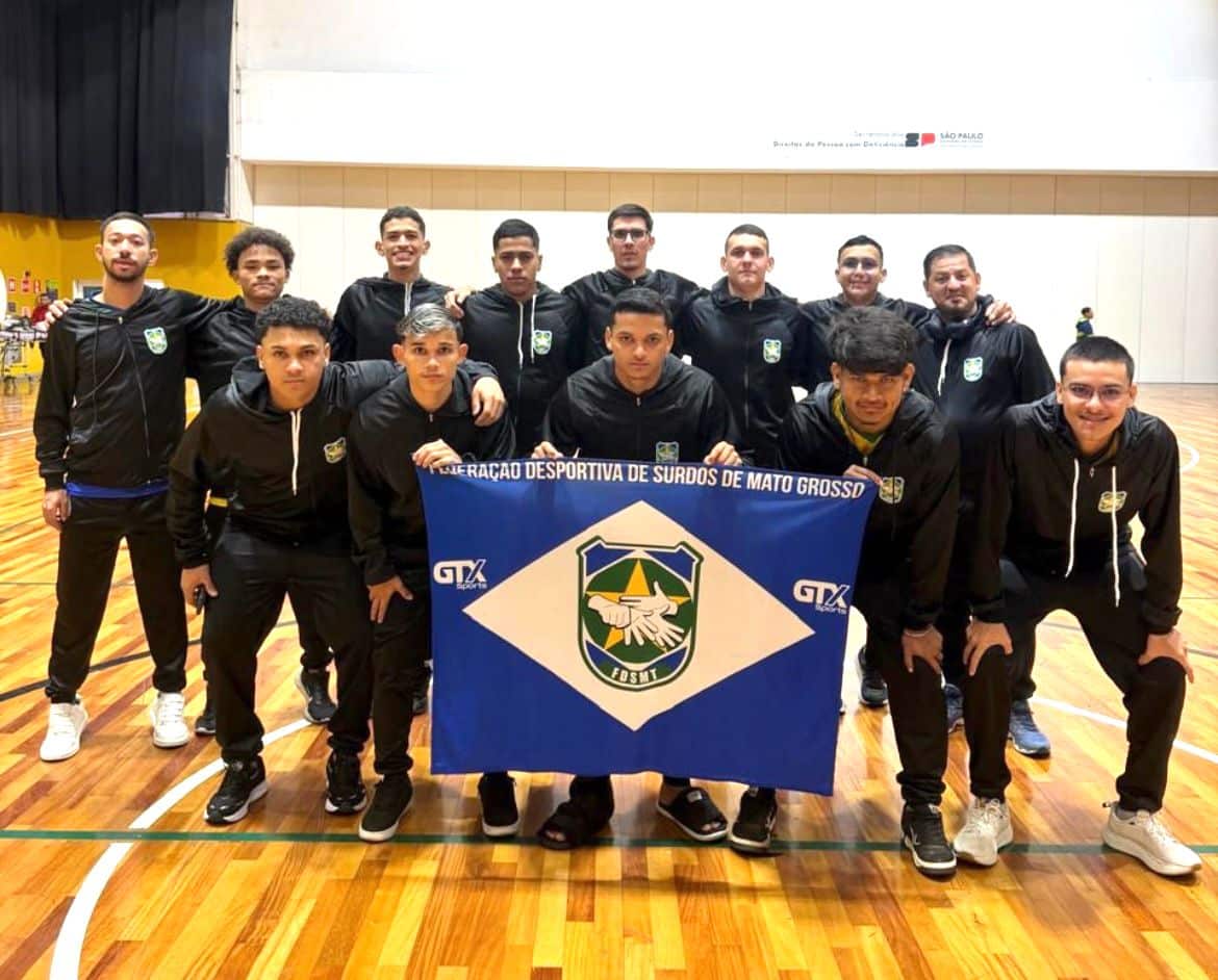 Mato Grosso conquista vice no Campeonato Brasileiro de Futsal de Surdos Sub-23