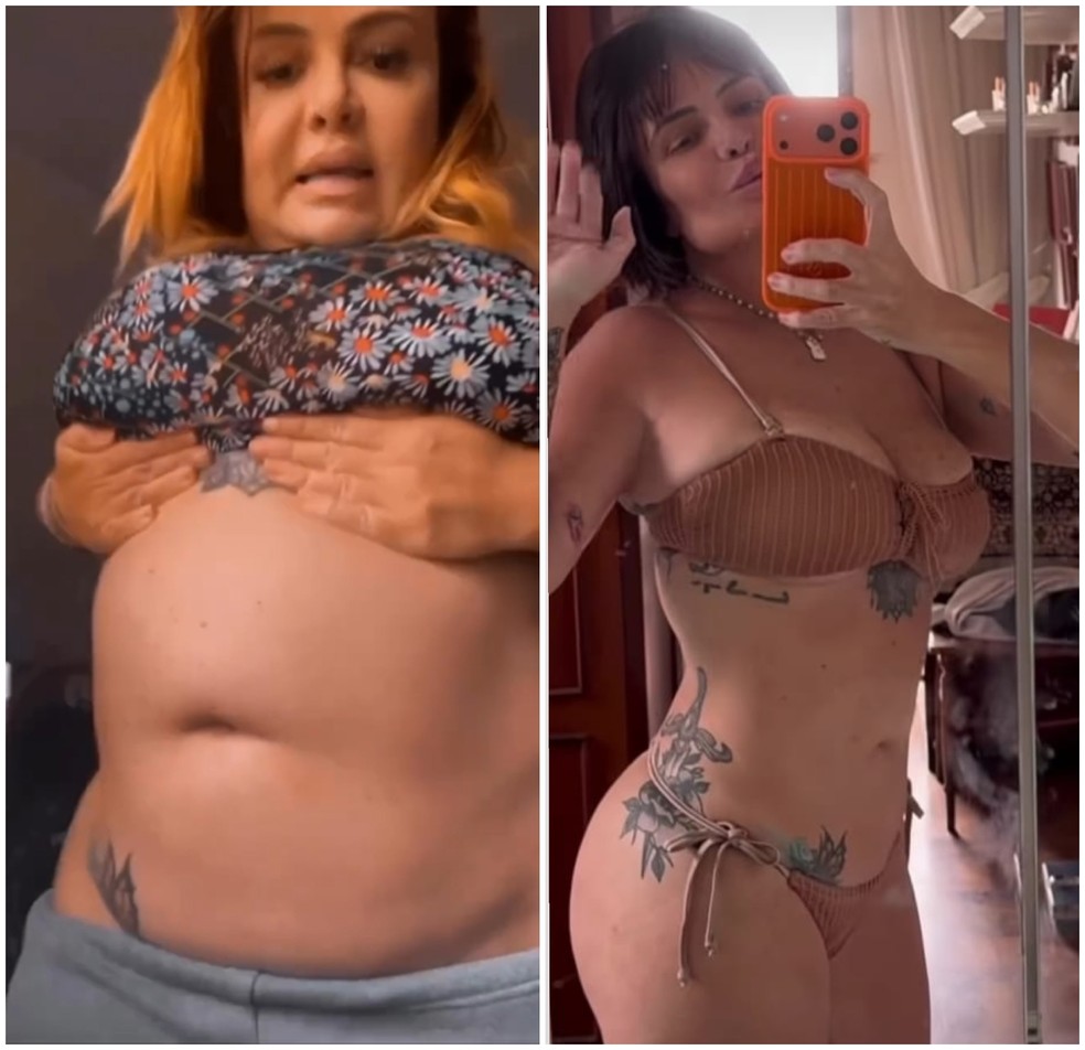 Valentina Francavilla perdeu 45 kg — Foto: Reprodução/Instagram