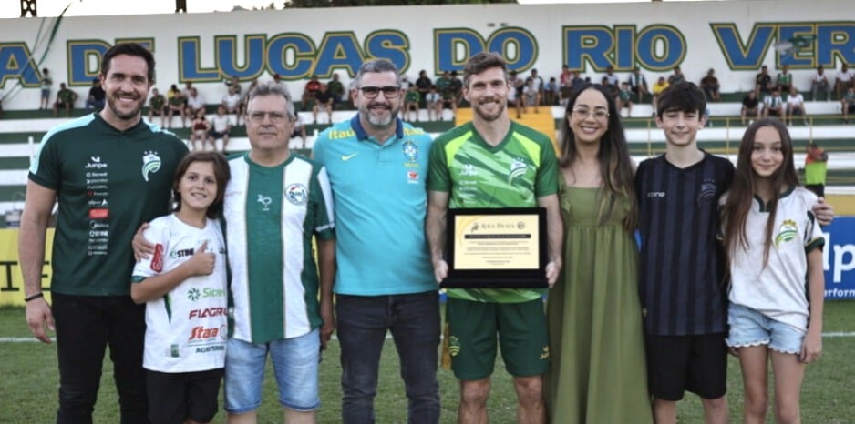 Raul Prata alcança marca de 250 jogos pelo Luverdense e entra para a história do clube