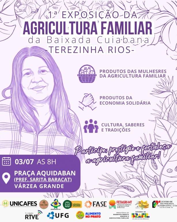 Várzea Grande recebe 1ª Exposição da Agricultura Familiar da Baixada Cuiabana nesta sexta-feira (3)