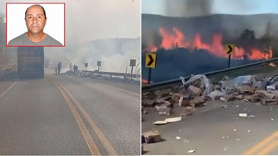 Politec confirma identidade de  motorista carbonizado após grave acidente na BR-070
